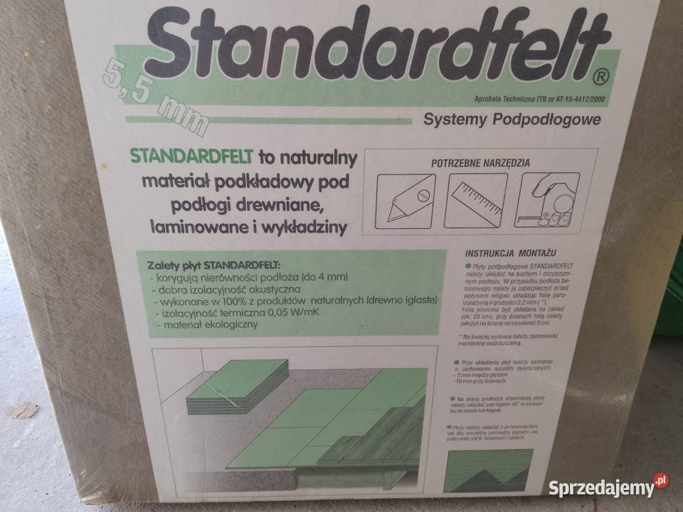 Podkłady pod panele Podkłady