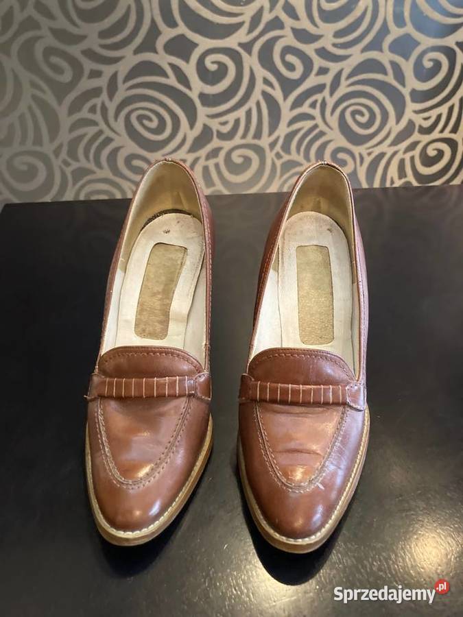 Buty czółenka jasny brąz Made in Austria Moda i Styl Elbląg