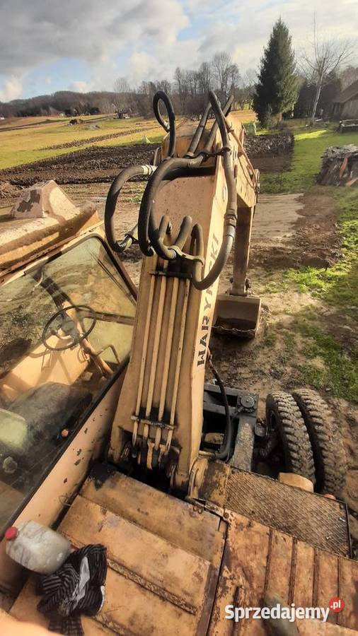 koparka waryński k406 a kołowa leyland Dubiecko