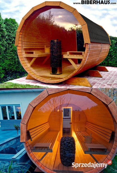 SAUNA Ogrodowa 300 OKNO 100 Beczka 500L małopolskie Nowy Targ