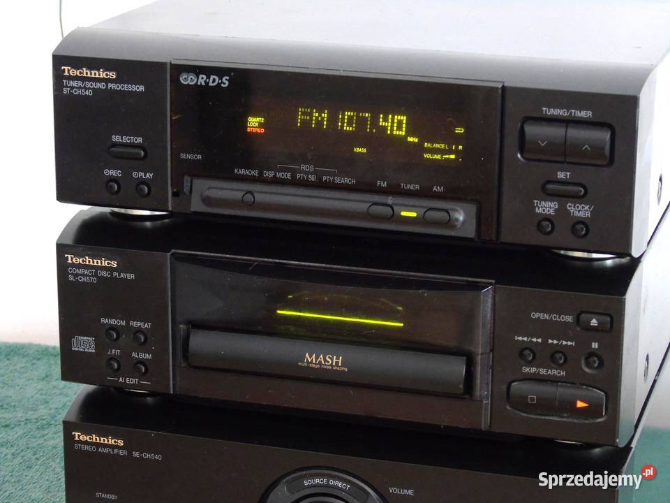Wieża Technics SE CH540 STCH540 SLCH570 sprawny Jasło