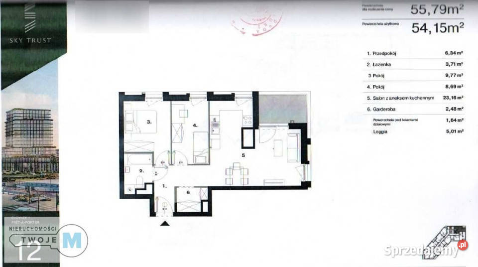 Mieszkanie Kielce 5579m2 3 pokoje sprzedam