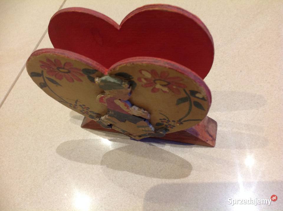 Serwetnik Drewniany Stary Nowa Sól