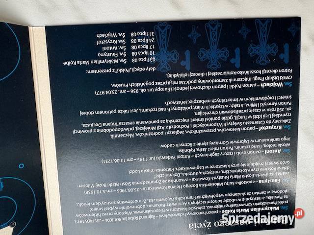 Klaser Kolekcjonera Patroni naszego życia klaser Częstochowa