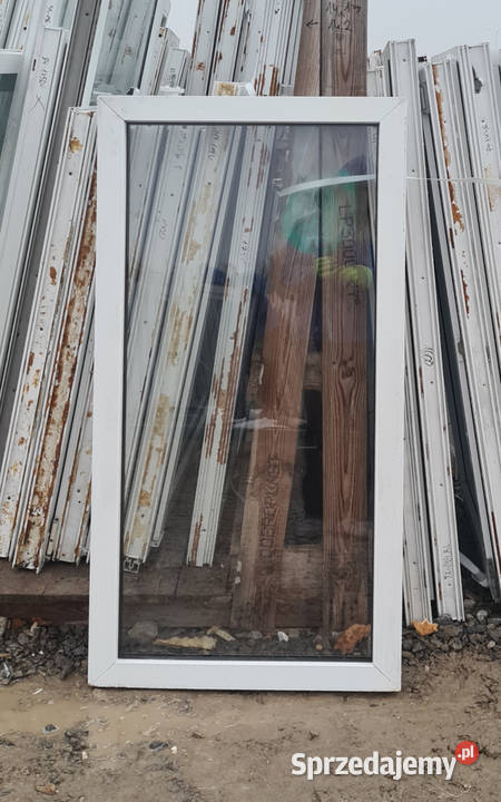OKNA KacprzaK Witryna 64x132 FIX Używany PCV Siedlce