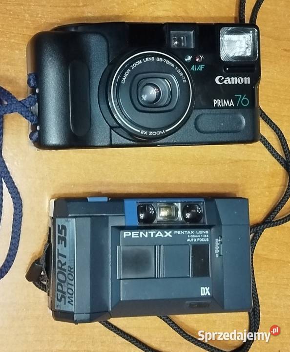 Dwa aparaty fotograficzne Skoczów