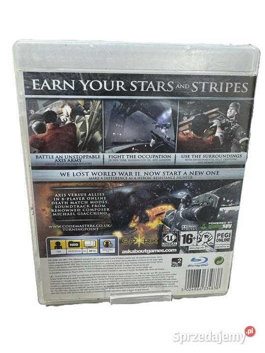 Gra Turning Point Fall of Liberty PlayStation 3 Elbląg