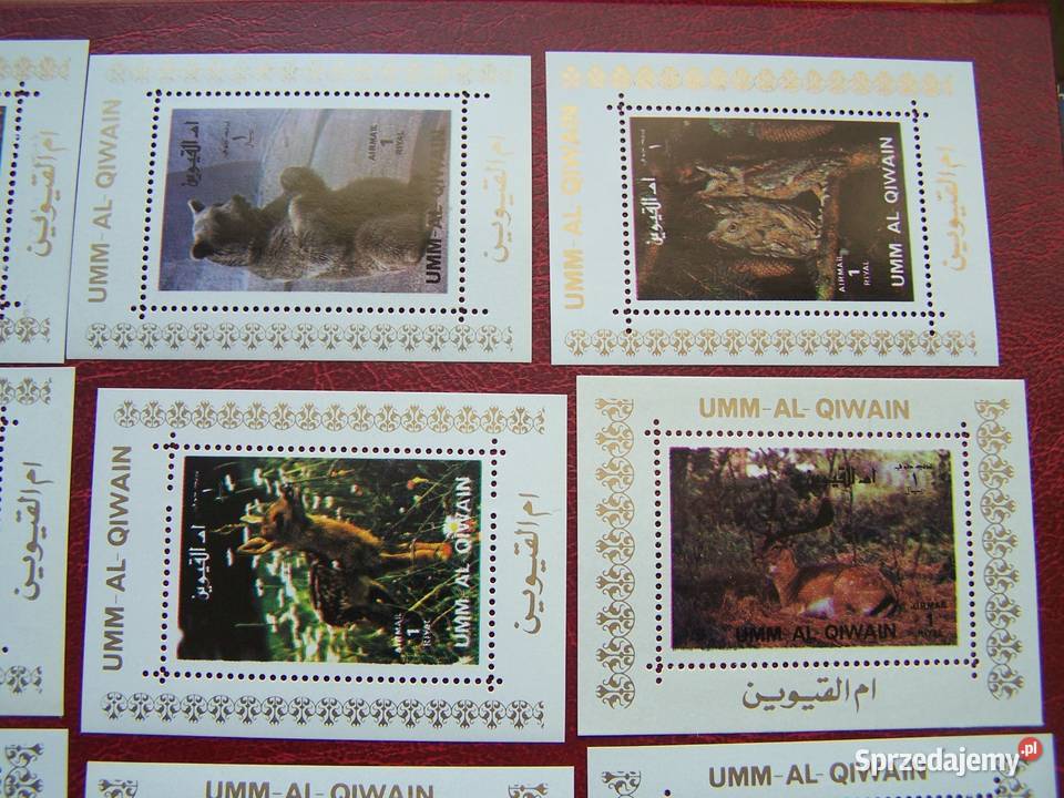 Umm Al Quiwain ZEA MNH 1972 Dzikie Zwierzęta 3 Tychy