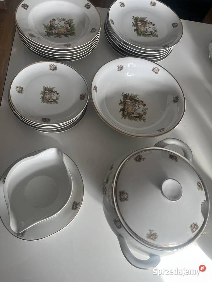 Zestaw obiadowy na 6 osób Chodzież opolskie Dobrodzień sprzedam