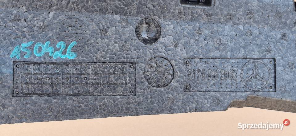 MERCEDES CLA W174 ABSORBER ZDERZAKA PRZÓD PIANKA