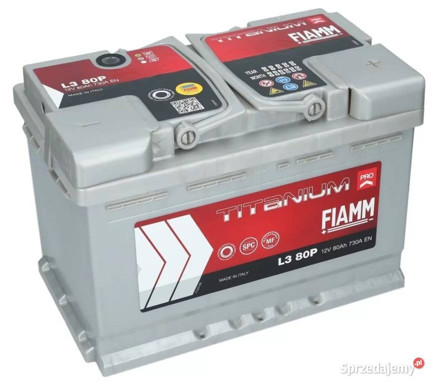 Akumulator FIAMM TITANIUM PRO 12V 80Ah 730A łódzkie Piotrków Trybunalski sprzedam