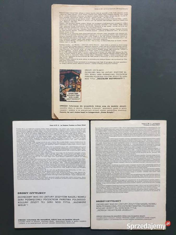 Początki Państwa Polskiego 3 dwujęzyczne komiksy historyczne i wojenne Gdynia