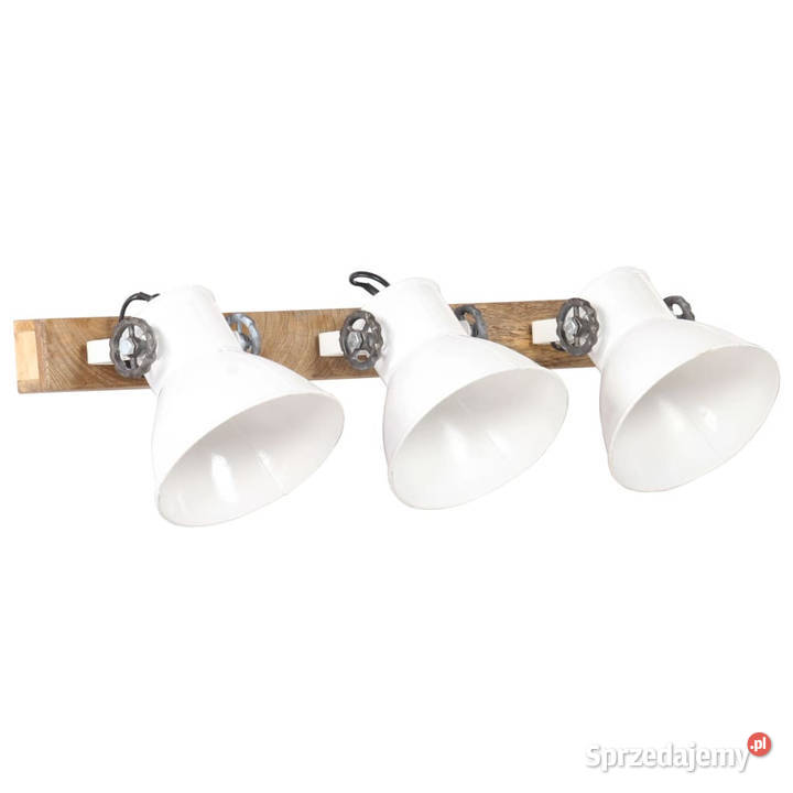 Industrialna lampa ścienna biała 65x25 E27 Pozostałe mazowieckie Warszawa