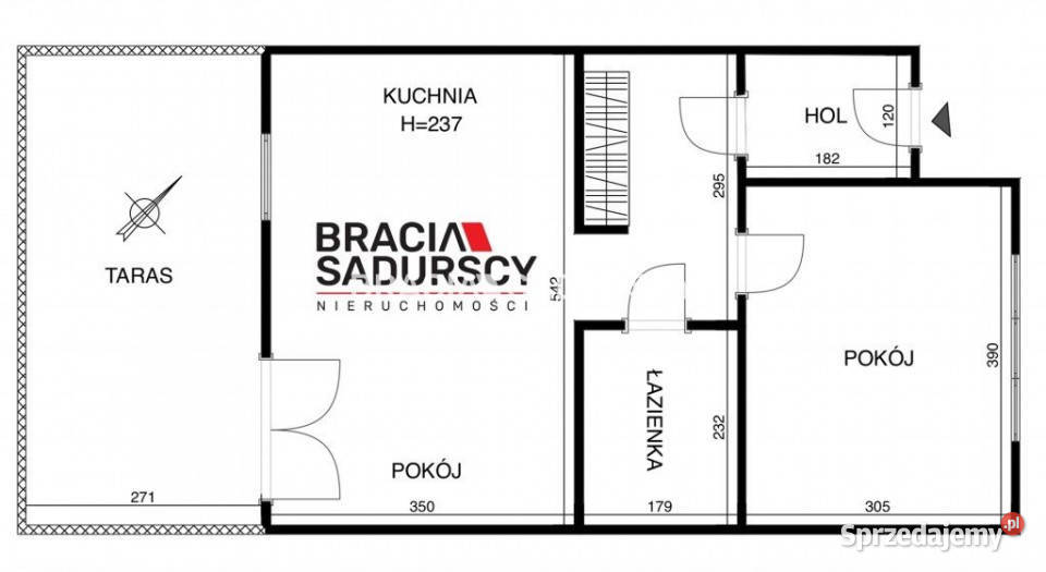Mieszkanie 4286m2 2pokojowe Wieliczka Liczba pokoi 2