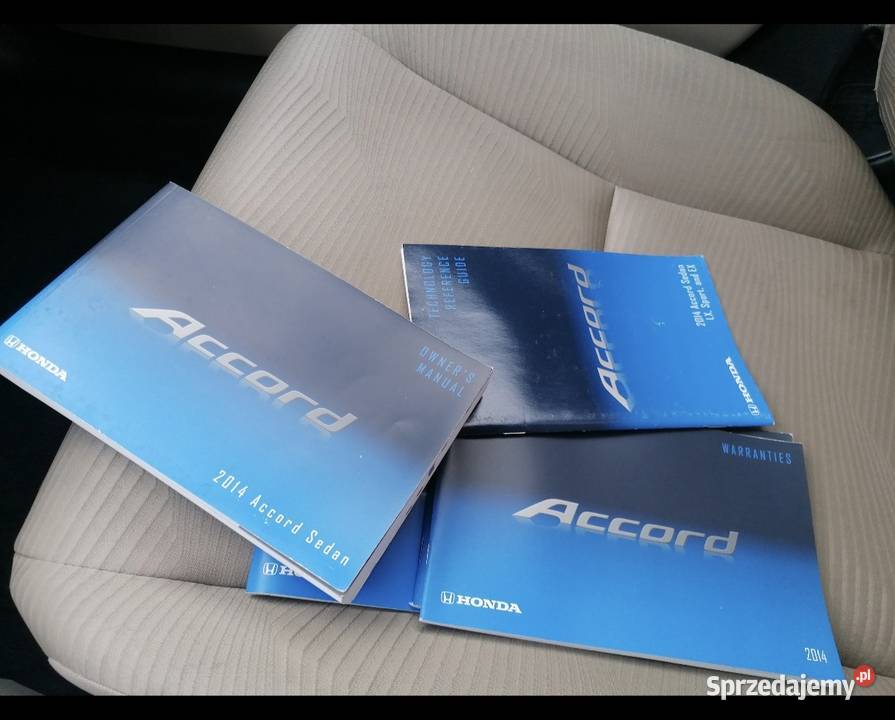 Honda Accord IX bezwypadkowy stan nowy 75 mil biały Wysogotowo