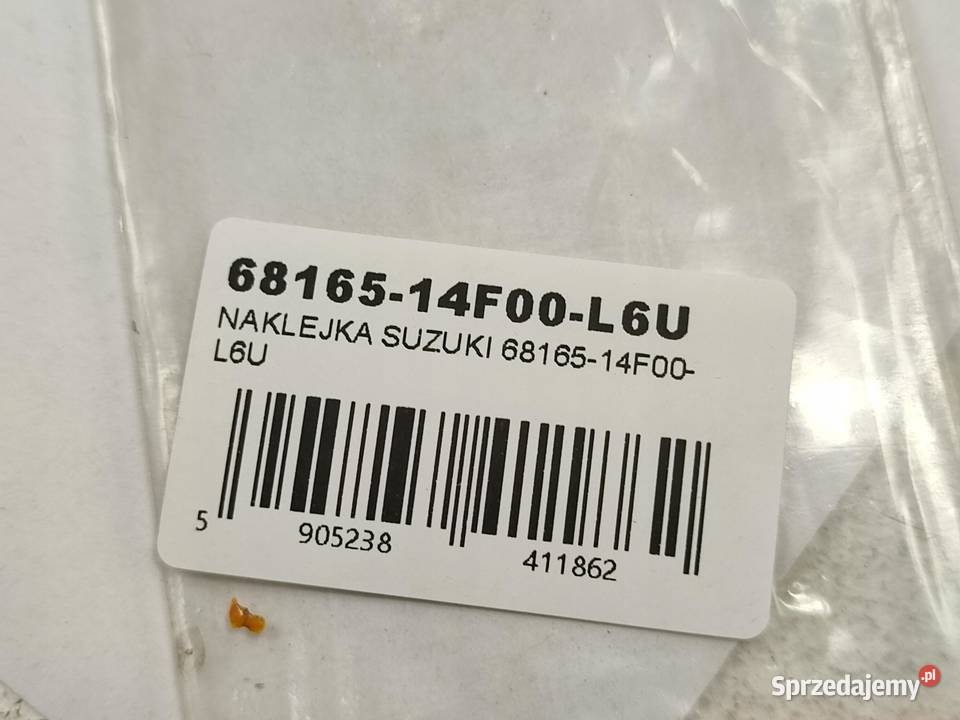 NAKLEJKA SUZUKI NA ZADUPEK SUZUKI AN 250