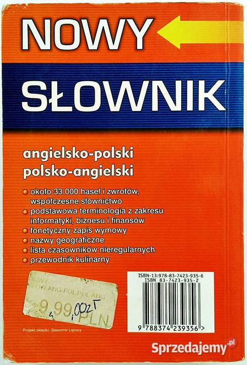 Nowy Słownik angielskopolski polskoangielski wyd
