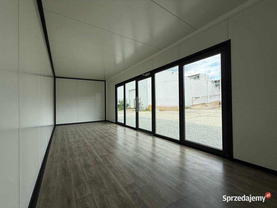 Pawilon 800x300 z dekorem LED biurowy usługowy Wrocław