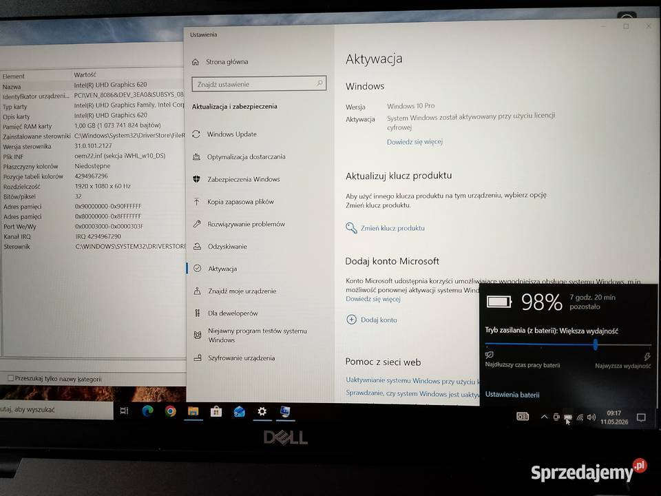 Dell Latitude 5500 I58gen SSD Rymanów