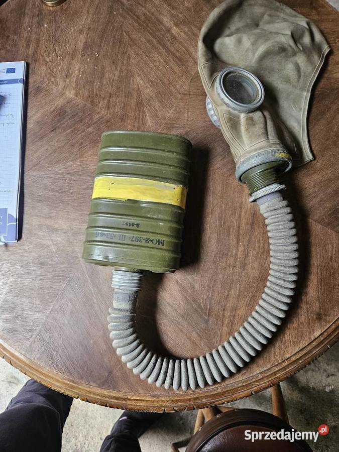 Maska przeciwgazowa lata 60 XXw 118 wielkopolskie Poznań