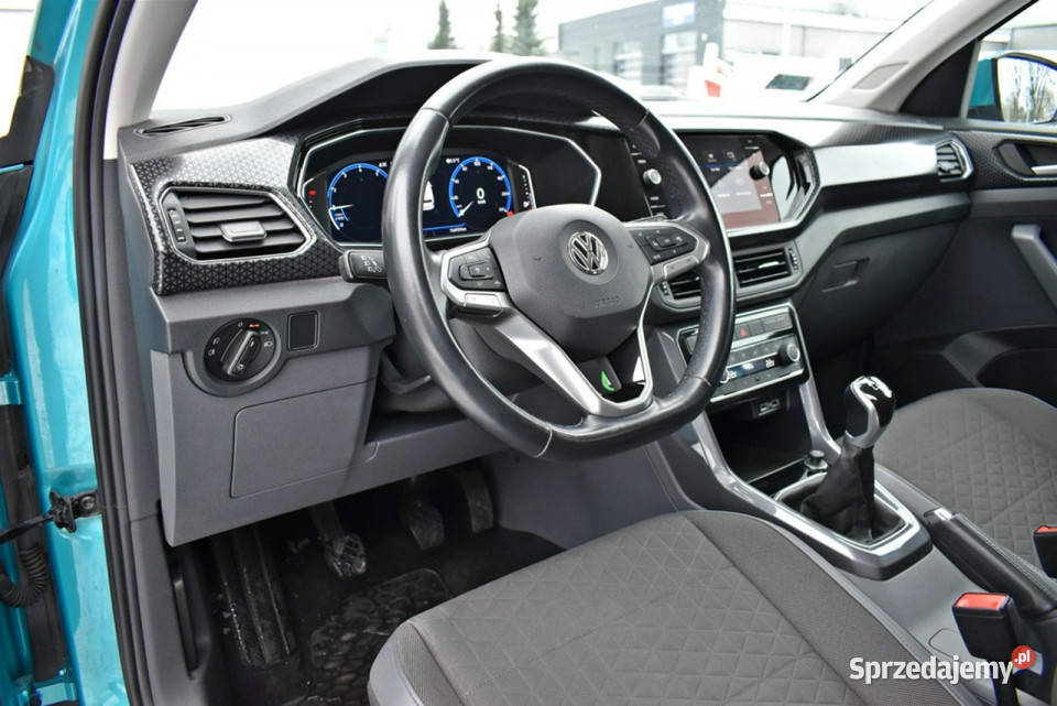 Volkswagen TCross Bezwypadkowy Salon Polska elektrochrom. lusterko wst. Łódź