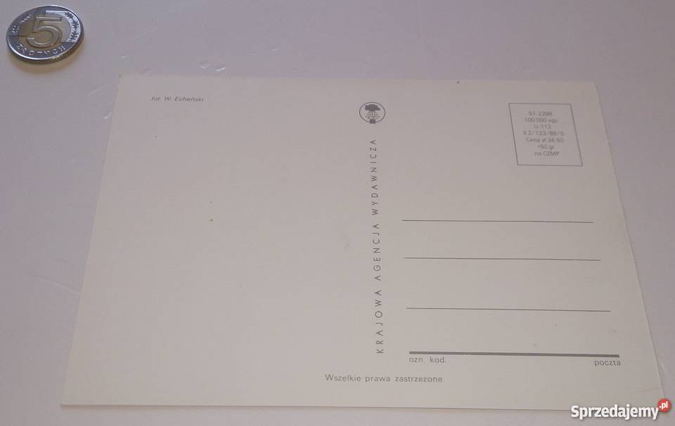 Pocztówka fot W Echeński 512398 śląskie Rogoźnik