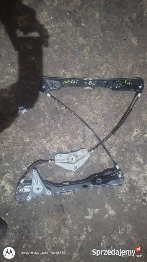 Podnośnik szyby lewy przód Volkswagen Passat B6 Lubin