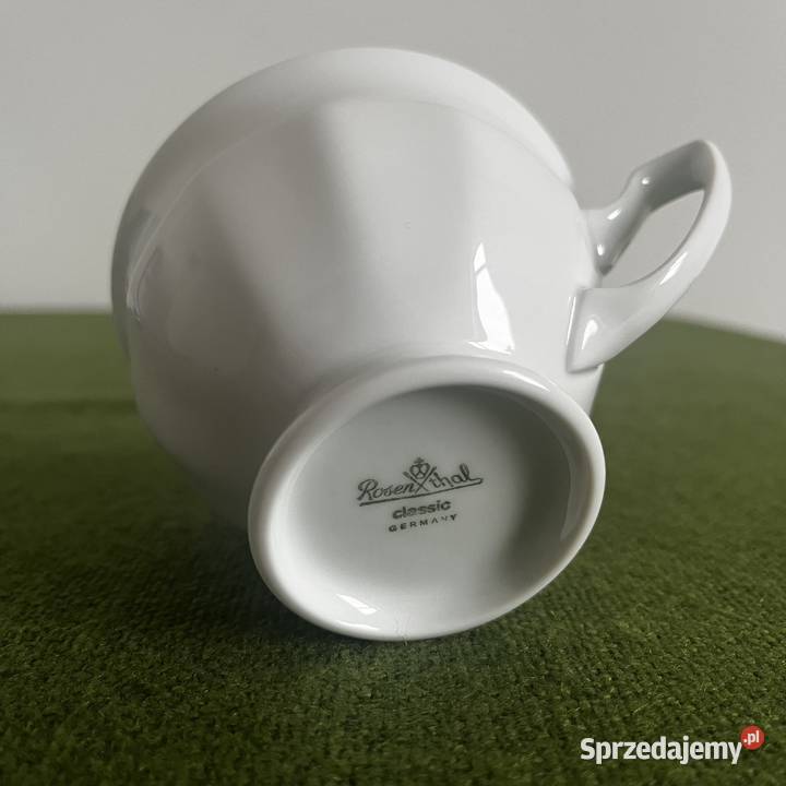 Filiżanka Rosenthal Classic bez spodka Biała Nowy Sącz
