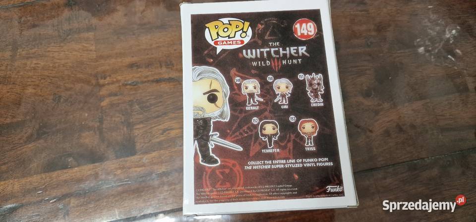 Wiedzmin witcher funko pop figurka geralt 149 Augustów