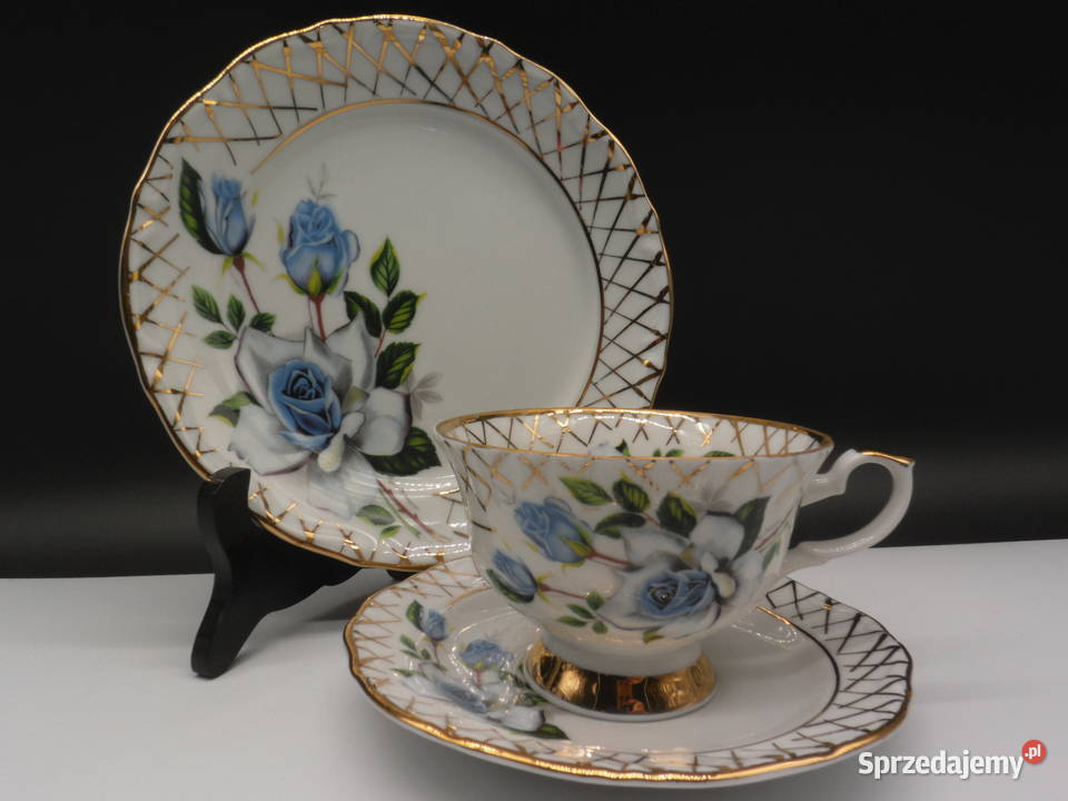 Trio śniadaniowe Porcelana CHODZIEŻ wielkopolskie