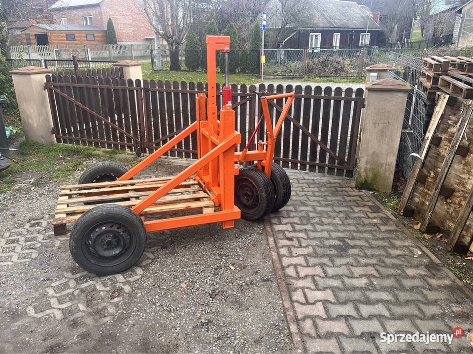 Paleciak terenowy na kołach pompowanych wózek Olkusz sprzedam