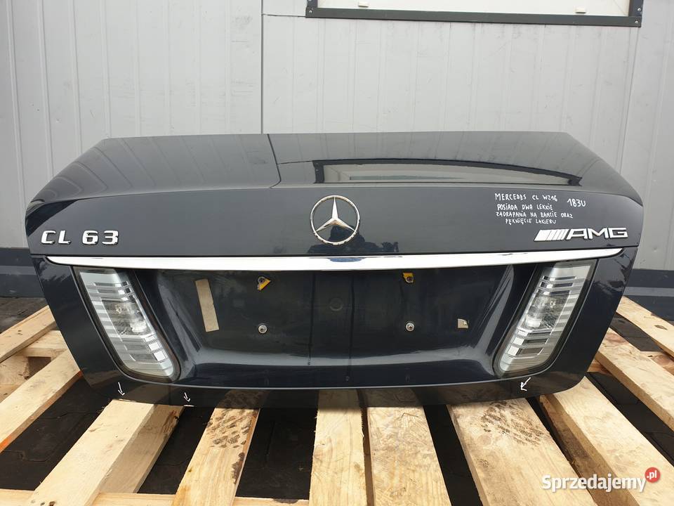 Mercedes CL W216 LIFT FL TYLNA KLAPA BAGAŻNIKA Rudka