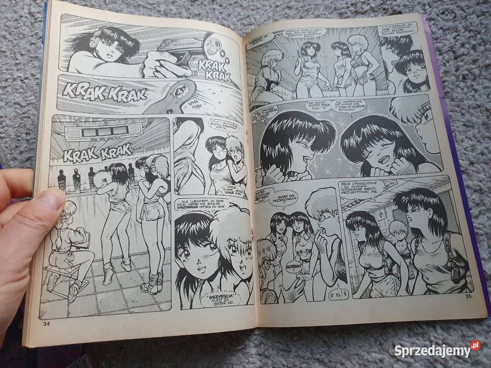 Dirty Pair zestaw 3 komiksów Manga 1999 Polskie Gdynia