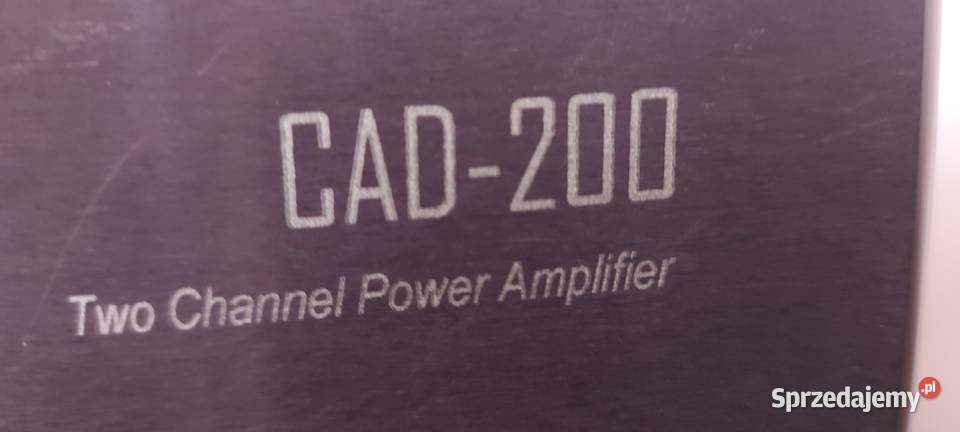 Cary CAD 200 2x200W2X350W XLR I RCA zamiana Białystok sprzedam
