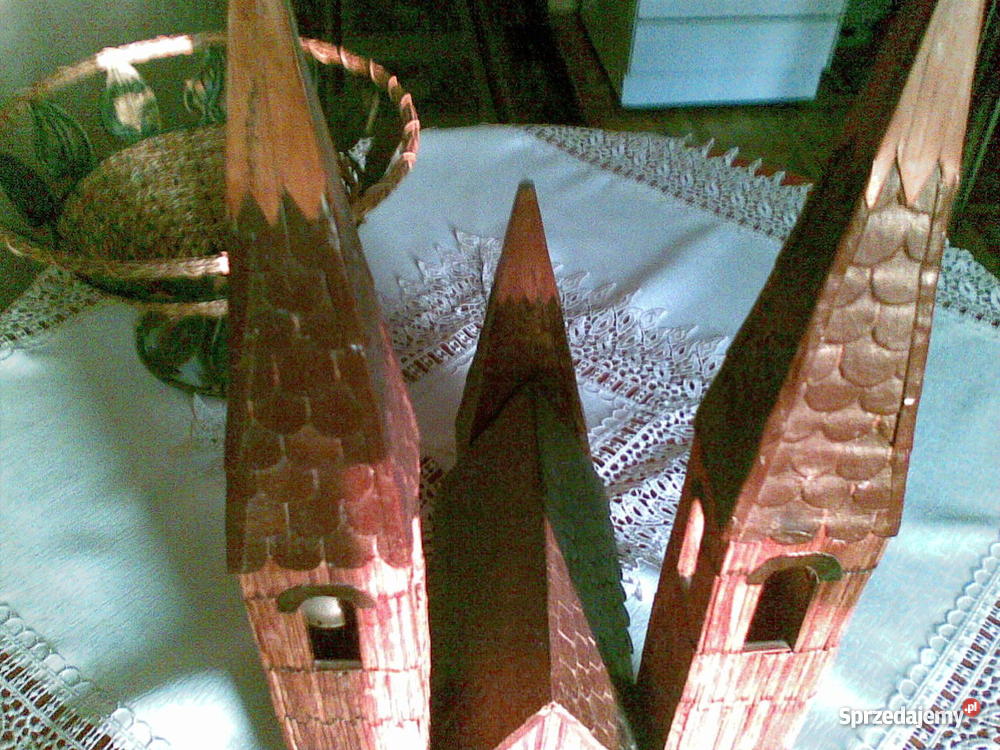 makieta kościoła z zapałek Jędrzejów sprzedam