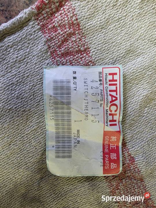 Czujnik Przełącznik termiczny HITACHI Tychy
