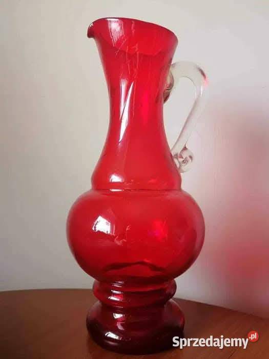 Duży Dzban Verona Czerwony Fiedorowicz PRL HSG Wałbrzych sprzedam