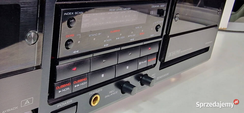 Kenwood magnetofon dwukasetowy KX W 6020 KXW6020 Międzychód sprzedam