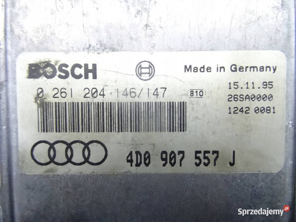 4D0907557J AUDI A8 D2 9402 STEROWNIK SILNIKA Przemęt