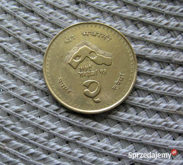 Nepal 1 Rupia 1997r Okolicznościowa Odwiedz wielkopolskie Kalisz