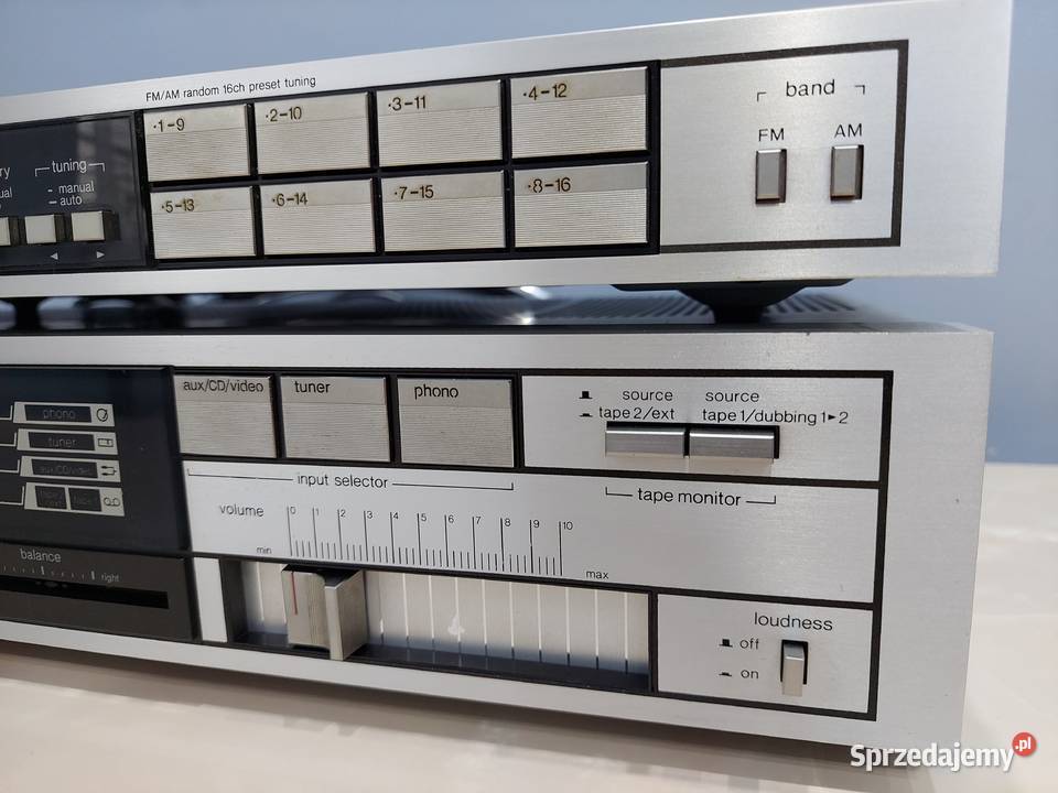 Technics Amplifier SUZ55 and Technics Tuner Wzmacniacze i pokrewne podlaskie