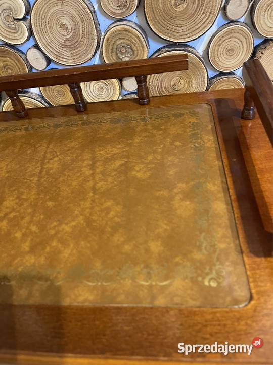 Piękna etażerka drewniana Żary