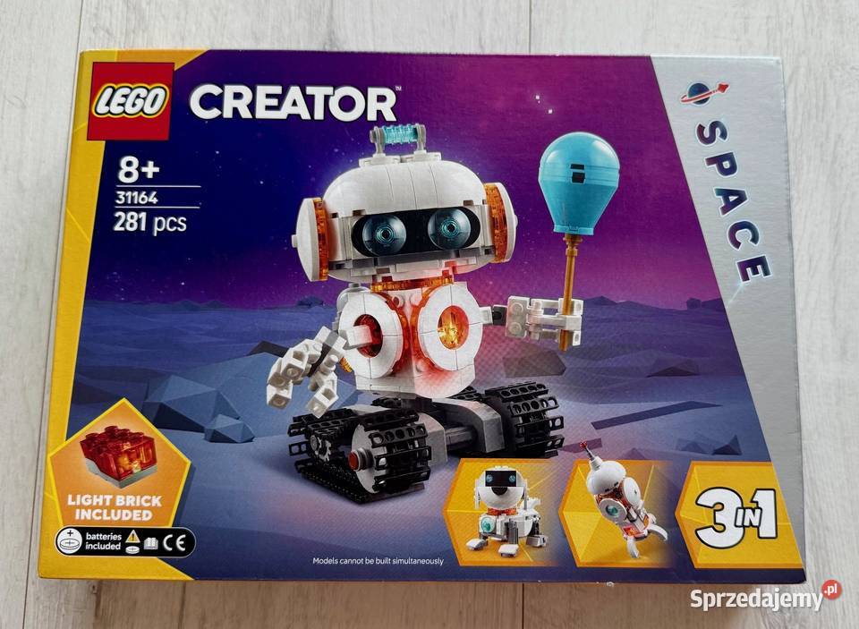 NOWE LEGO klocki Kosmiczny robot CREATOR 3 w 1 Łódź