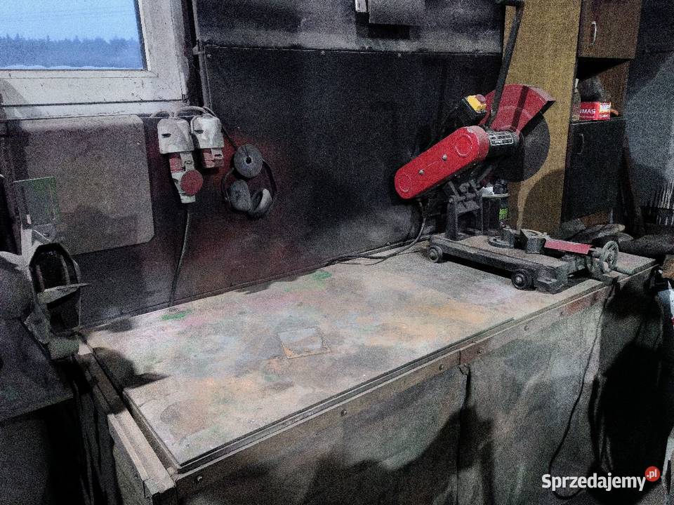 Piła przecinarka do metalu ukośnica gumówka stół Stoły warsztatowe sprzedam