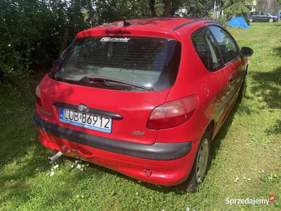 Peugot 206 2001r mały przebieg Nałęczów