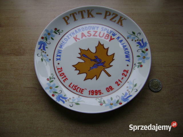 Starocie z PRL PTTK Talerz pamiątkowy ze Spływu