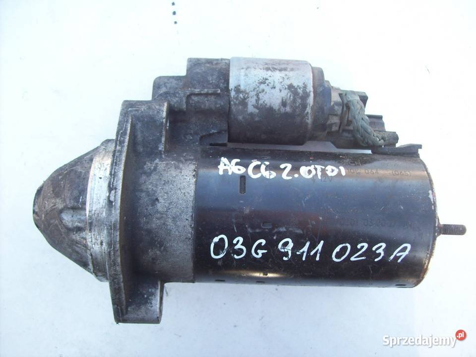 A6 C6 A4 B7 20 TDI Rozrusznik Bosch Oryginal