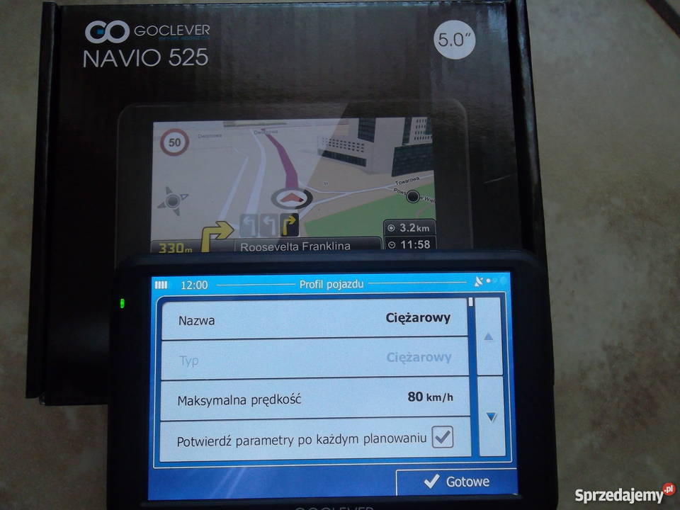 Nawigacja Gps GOCLEVER BT Mapa IGO PRIMO TRUCK B GPS i akcesoria GPS i akcesoria Gorzów Wielkopolski