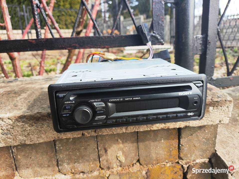 Radio samochodowe 1DIN Sony CDXGT23 CDMP3AUX