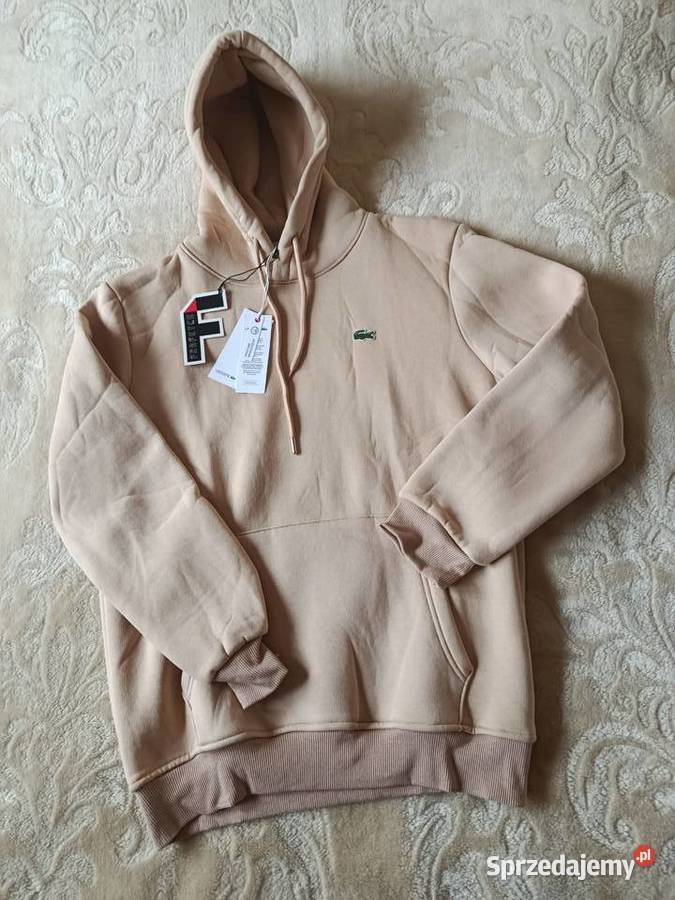 Bluza męska bawełniana Lacoste beżowa M regular sprzedam